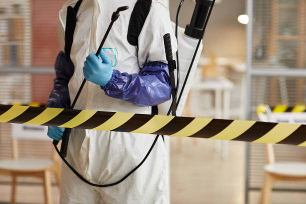 Professional Biohazard Cleanup technician working in Carson, IA